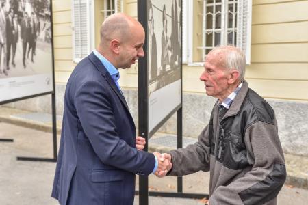 Župan Samo Pogorelc in Bogo Abrahamsberg